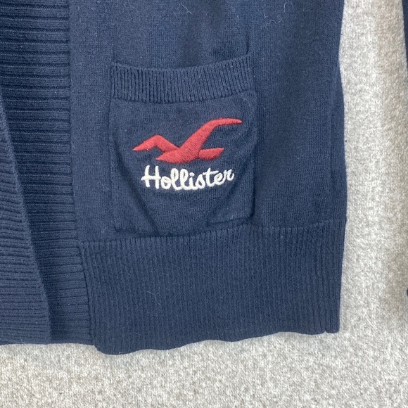 Hollister cardigan S spell out preppy academia fisherman Y2K bella swan gilbert - Picture 4 of 8